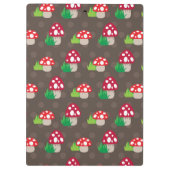 きのこはパターンをからかいます クリップボード (裏面)