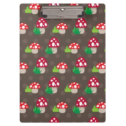 きのこはパターンをからかいます クリップボード (正面)