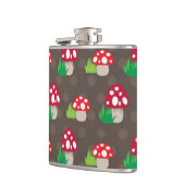 きのこはパターンをからかいます フラスク (左)