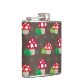 きのこはパターンをからかいます フラスク (右)