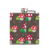 きのこはパターンをからかいます フラスク (裏面)