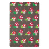 きのこはパターンをからかいます ミニクリップボード (裏面)