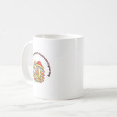 きのこインスパイア引用文 コーヒーマグカップ (正面左)