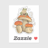 きのこカエル シール (シート)