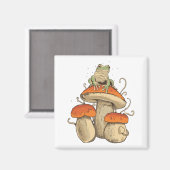 きのこカエル マグネット (正面/裏面)