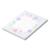 きのこカラフル ノートパッド (回転)