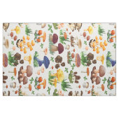 きのこカラフル ファブリック (ファットクウォーター)