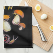 きのこキッチンタオル キッチンタオル (四つ折り)