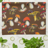 きのこキッチンタオル キッチンタオル (折り畳み)