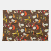 きのこキッチンタオル キッチンタオル (横)