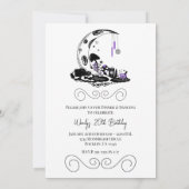 きのこクリスタルムーンガーデン誕生日パーティー写真 招待状 (裏面)