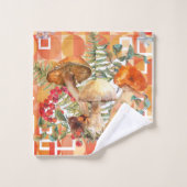 きのこタオルの採餌 バスタオルセット (ウォッシュタオル)