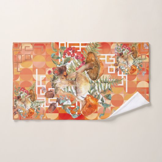 きのこタオルの採餌 バスタオルセット (ハンドタオル)