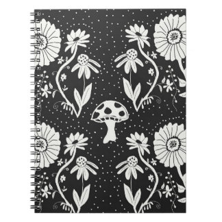 きのこトリップ（幻覚体験）のような手帳 ノートブック