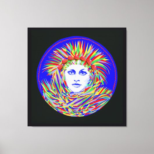 きのこドリーム キャンバスプリント (正面)