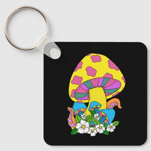 きのこファンキー キーホルダー (正面)