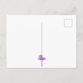 きのこファンタジー フェアリー マジカル パープル ポストカード (裏面)