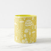 きのこマスタードクリーム ツートーンマグカップ (中央)