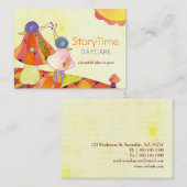 きのこ保育園のカタツムリ 名刺 (正面/裏面)