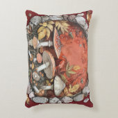 きのこ入りコテージコア枕 アクセントクッション (正面(垂直))