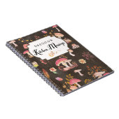 きのこ及び野生の花カスタム類 ノートブック (右側)