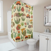 きのこ型。  シャワーカーテン (インサイチュ)