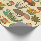 きのこ型。  ラッピングペーパー (角)