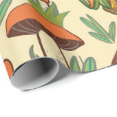 きのこ型。  ラッピングペーパー (ロールコーナー)