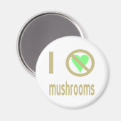 きのこ大嫌い マグネット (正面/裏面)