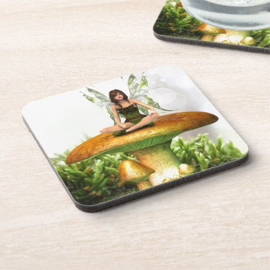 きのこ妖精 コースター (左側)