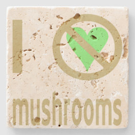 きのこ嫌い 愛はない ストーンコースター