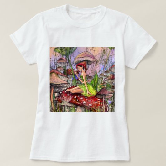 きのこ少女Tシャツ Tシャツ (デザイン正面)