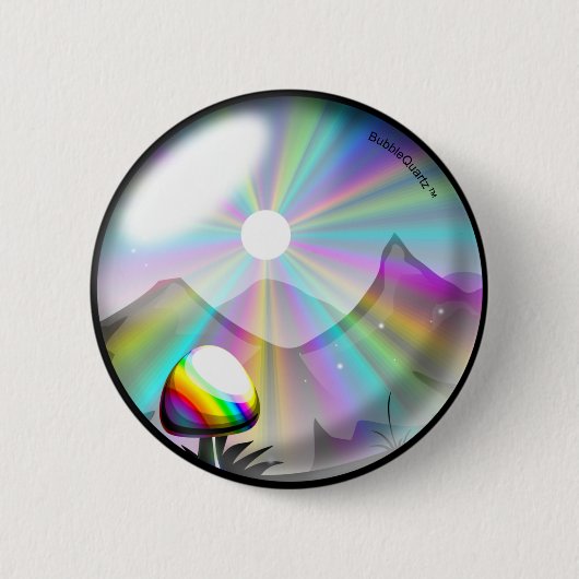 きのこ山ボタン 缶バッジ (正面)