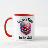 きのこ愛好家のあなたにぴったりのマグカップ マグカップ (左)