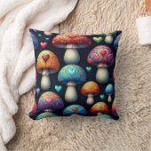 きのこ愛 クッション (ブランケット)