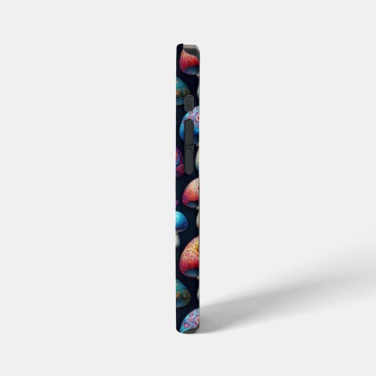 きのこ愛 iPhoneケース (左側面)