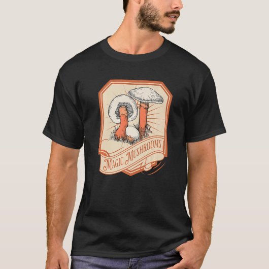 きのこ感じです Tシャツ (正面)