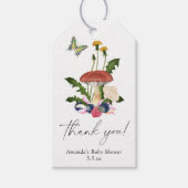 きのこ感謝していの赤ちゃん ギフトタグ (正面)