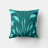 きのこ抽象芸術-アールデコ-海 クッション (裏面)