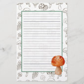 きのこ文房具 便箋 (正面)