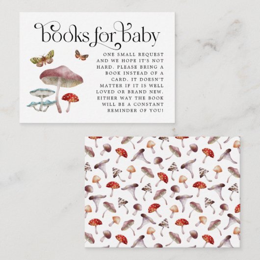 きのこ書要求エンクロージャカード エンクロージャーカード (正面/裏面)