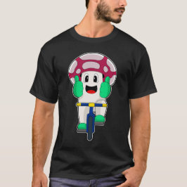 きのこ自転車 Tシャツ