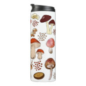 きのこ芯、レトロきのこ、きのこヴィンテージ タンブラー (回転右)