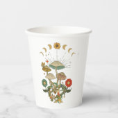 きのこ芯、レトロきのこ、きのこヴィンテージPa 紙コップ (正面)