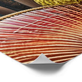 きのこ芸者シュールファンタジーアート ポスター (角)