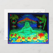 きのこ茶はがき ポストカード (正面/裏面)