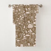 きのこ茶色クリーム バスタオルセット (インサイチュ)