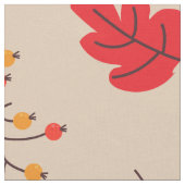 きのこ葉と ファブリック (クローズアップ)