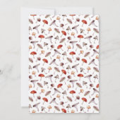 きのこ誕生日パーティー サンキューカード (裏面)