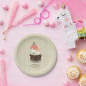 きのこ赤ちゃんシャワーナプキン ペーパープレート (パーティー)